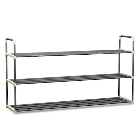 Hastings Home 3-Tier, 18 Pair Shoe Storage Rack 154420TRM